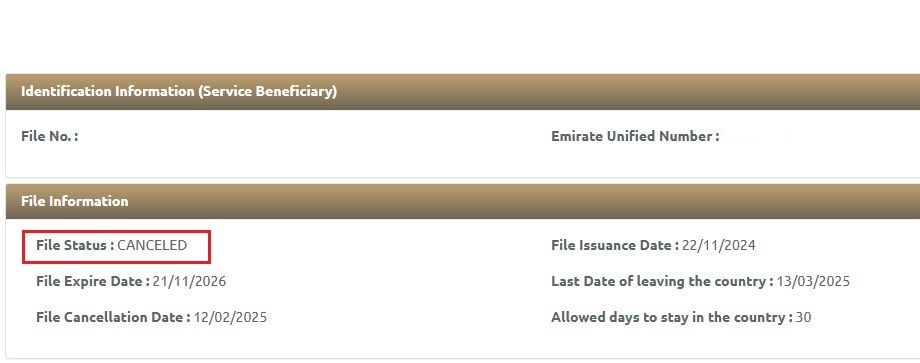 How to Check Visa Active or Cancel Status Using Emirates ID